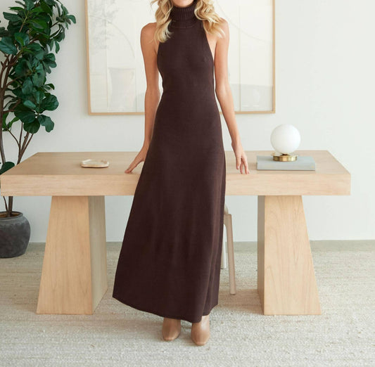 We Wore What - Open Back Halter Dress