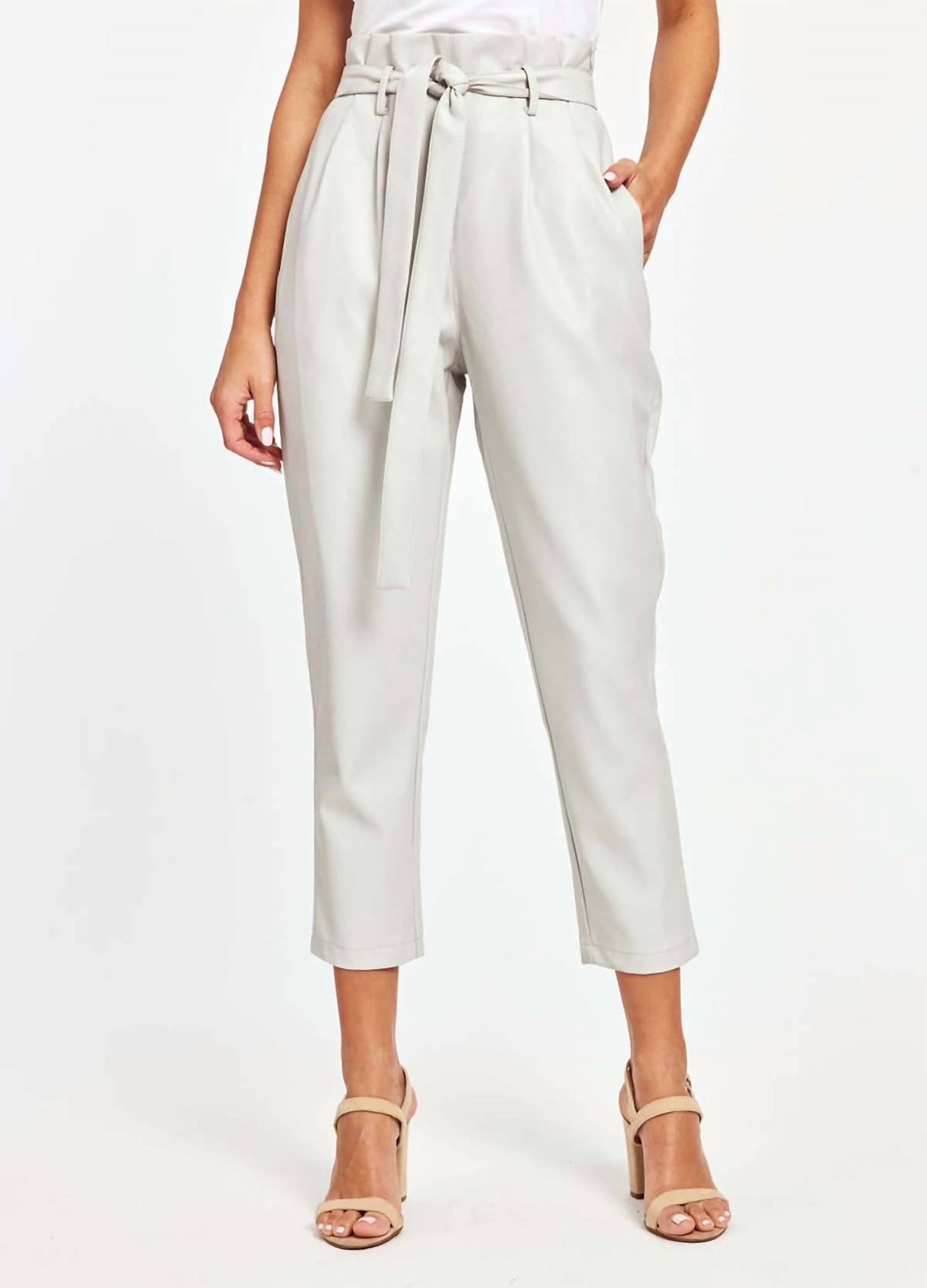 Dolce Cabo - Uptown Paper Bag Pants