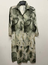 Vlt'S By Valentina'S - Women's Linen Shirt Dress