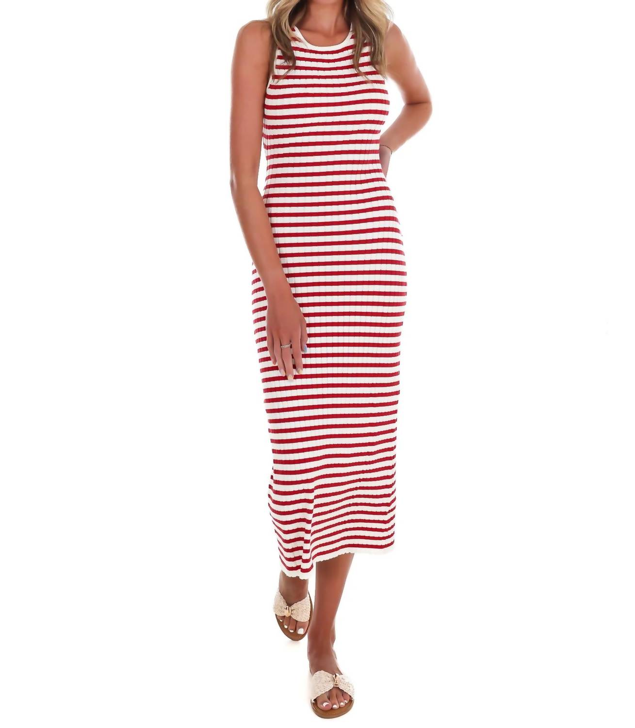 Le Lis - Sweet Land of Liberty Striped Midi Dress