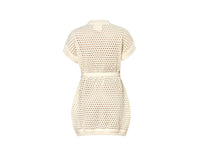 Pepita & Me Celosia Knitted Dress in ivory - kids' dress - alternate view