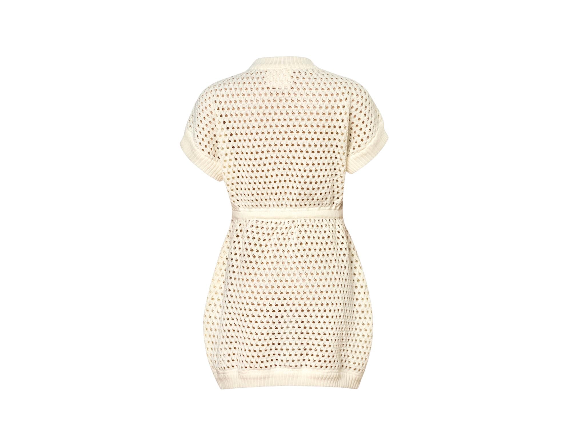 Pepita & Me Celosia Knitted Dress in ivory - kids' dress - alternate view