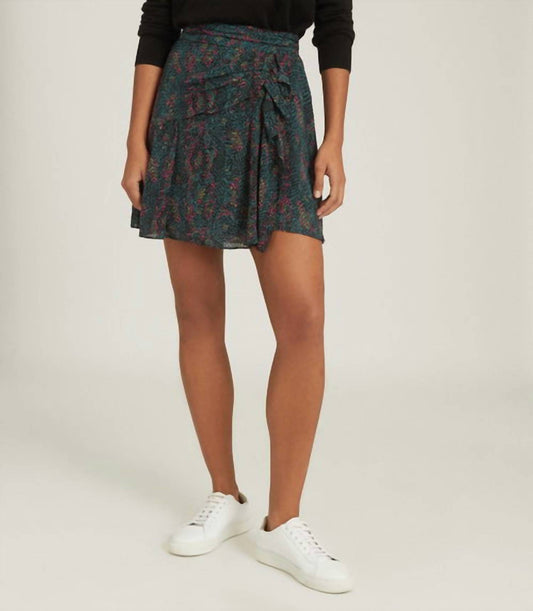 Reiss - Skyla Reptile Print Mini Skirt