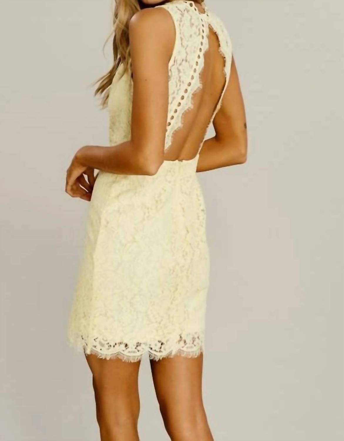 Main Strip - Crochet Lace Dress