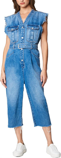 Blanknyc - Women's Sleeveless Denim Jumpsuit