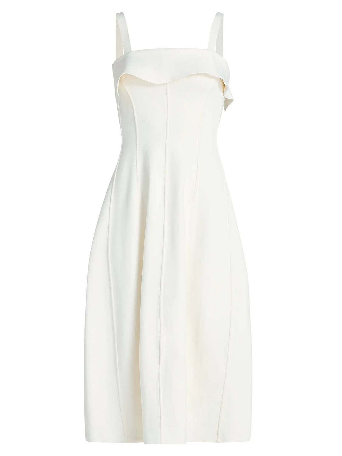 Proenza Schouler - Blanca Compact Ruffle Dress