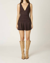 Cla - V-neck Mini Dress