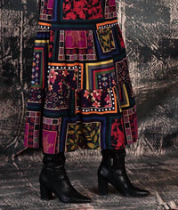 maude vivante Ada Skirt in night glow - women's skirt - detail view
