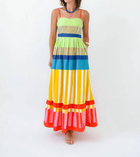 Karlie - Stripe Maxi Dress