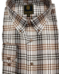F/X Fusion - Men's Long Sleeve Mini Checkered Polo