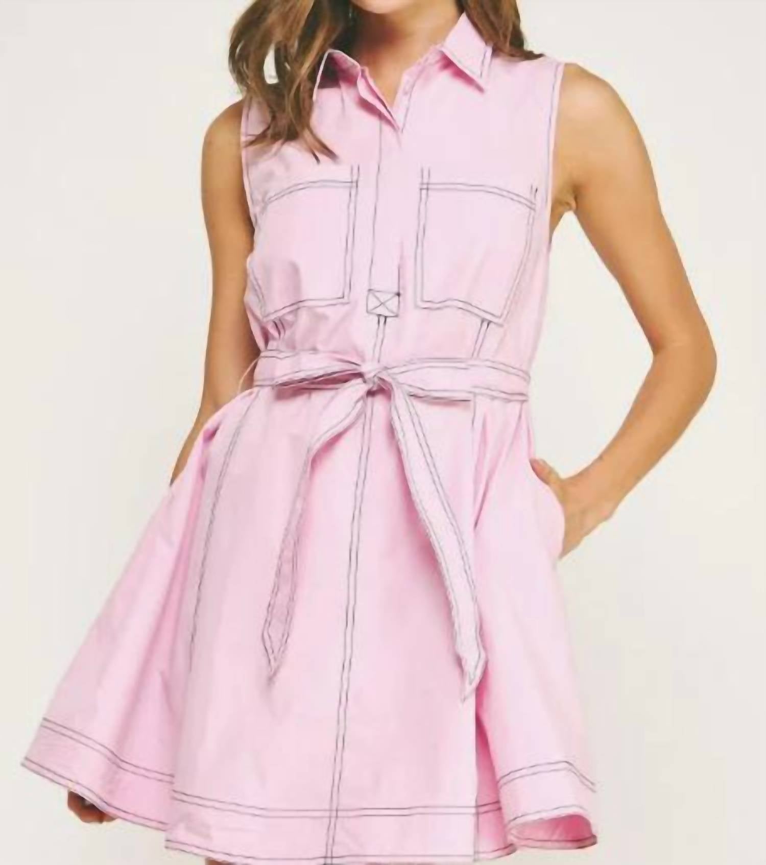 Strut & Bolt - Stitch Mini Shirt Dress