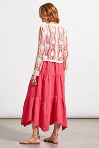 Tribal - Clary Crochet Button-down Cardigan