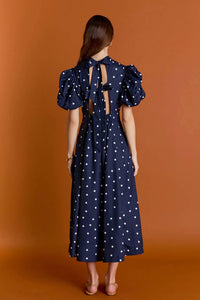 English Factory - Daisy Dotted Midi Dress