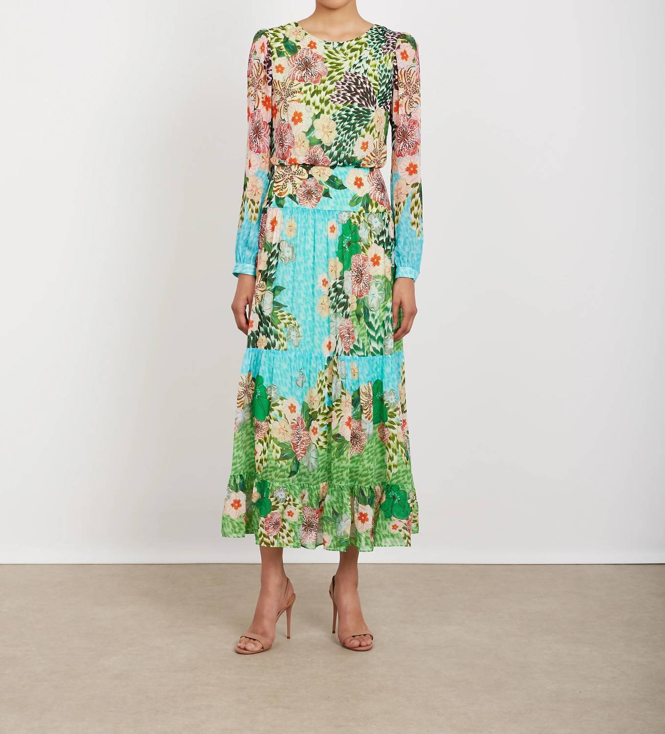 Saloni - Isabel Midi Dress