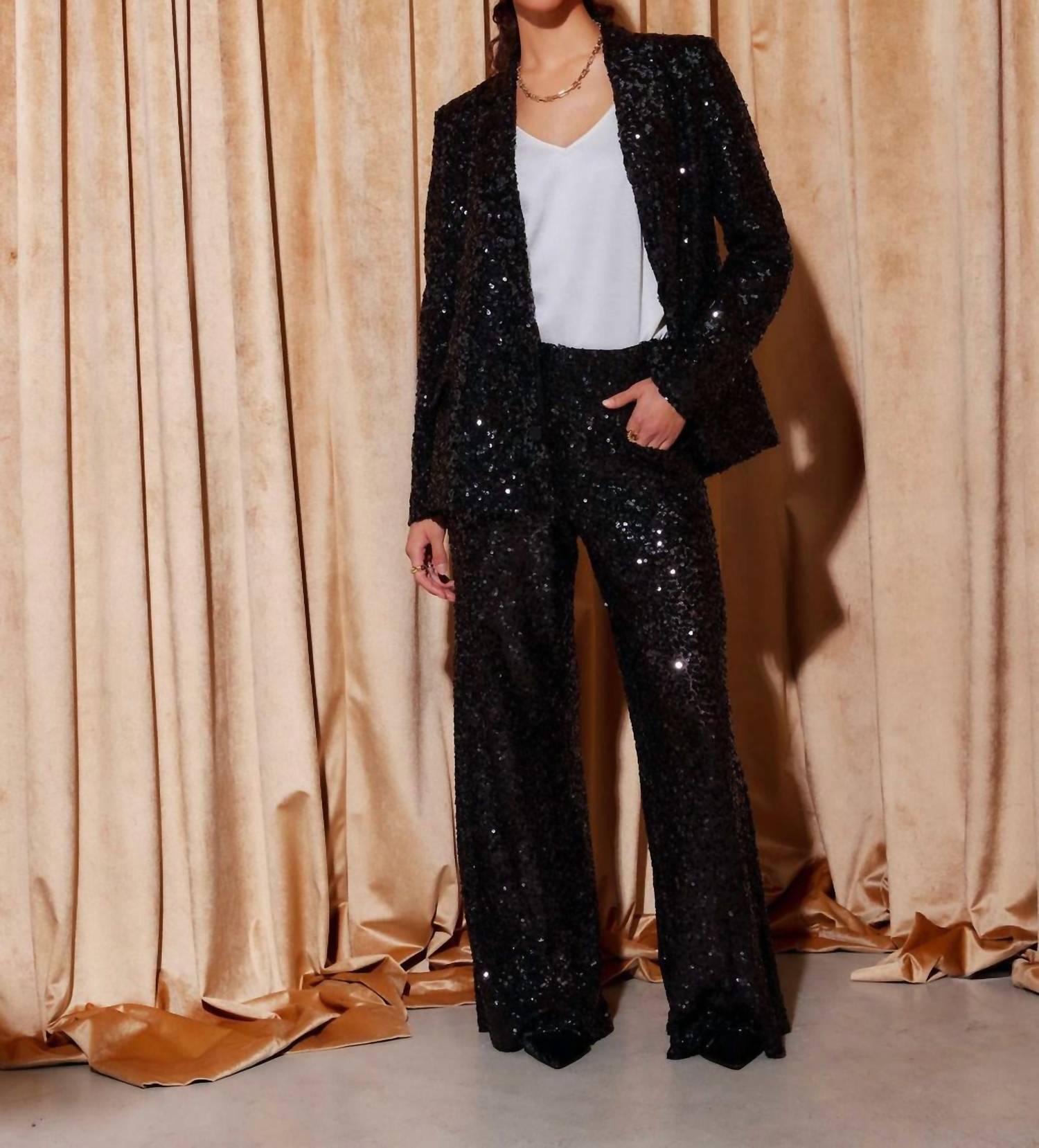 Fifteen Twenty - Lynette Sequin Trousers