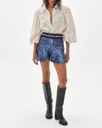 Lanthropy - Claire Cotton Lace Shirt