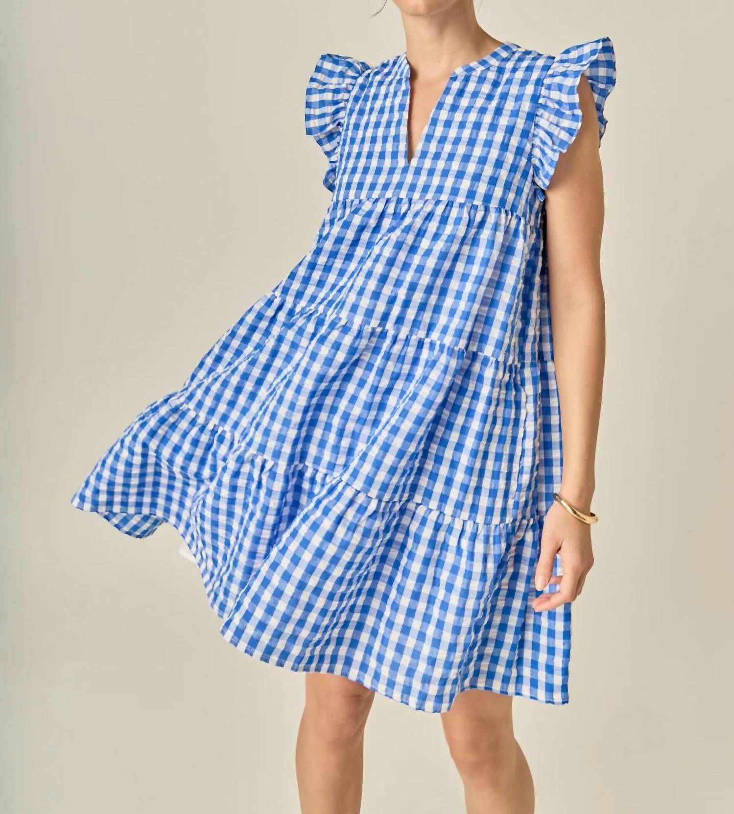 English Factory - Printed Babydoll Dress
