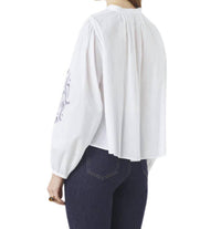 Suncoo - Livio Embroidered Cotton Voile Blouse