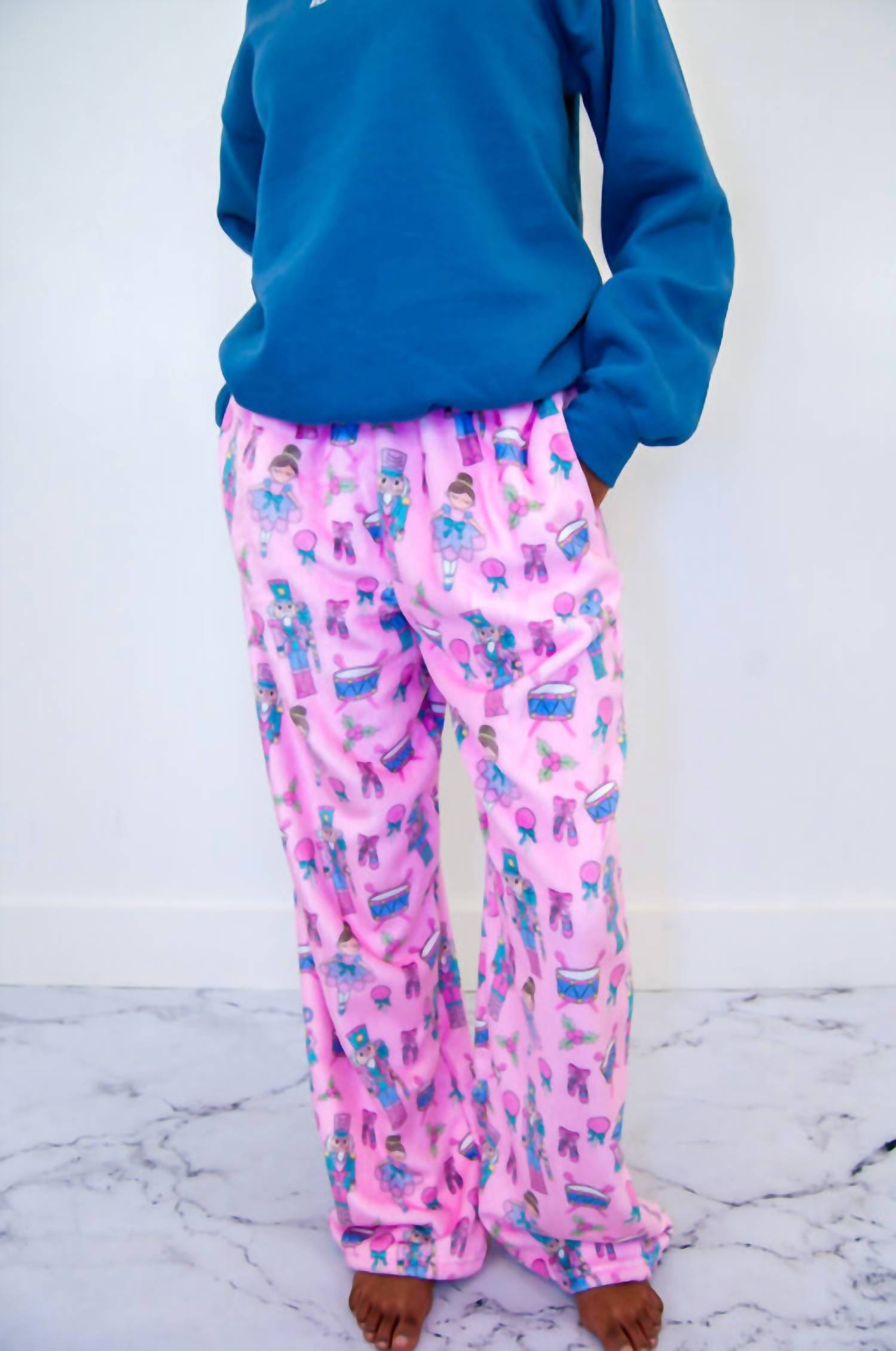 iScream Nutcracker Waltz Plush Pants in pink - kids' joggers
