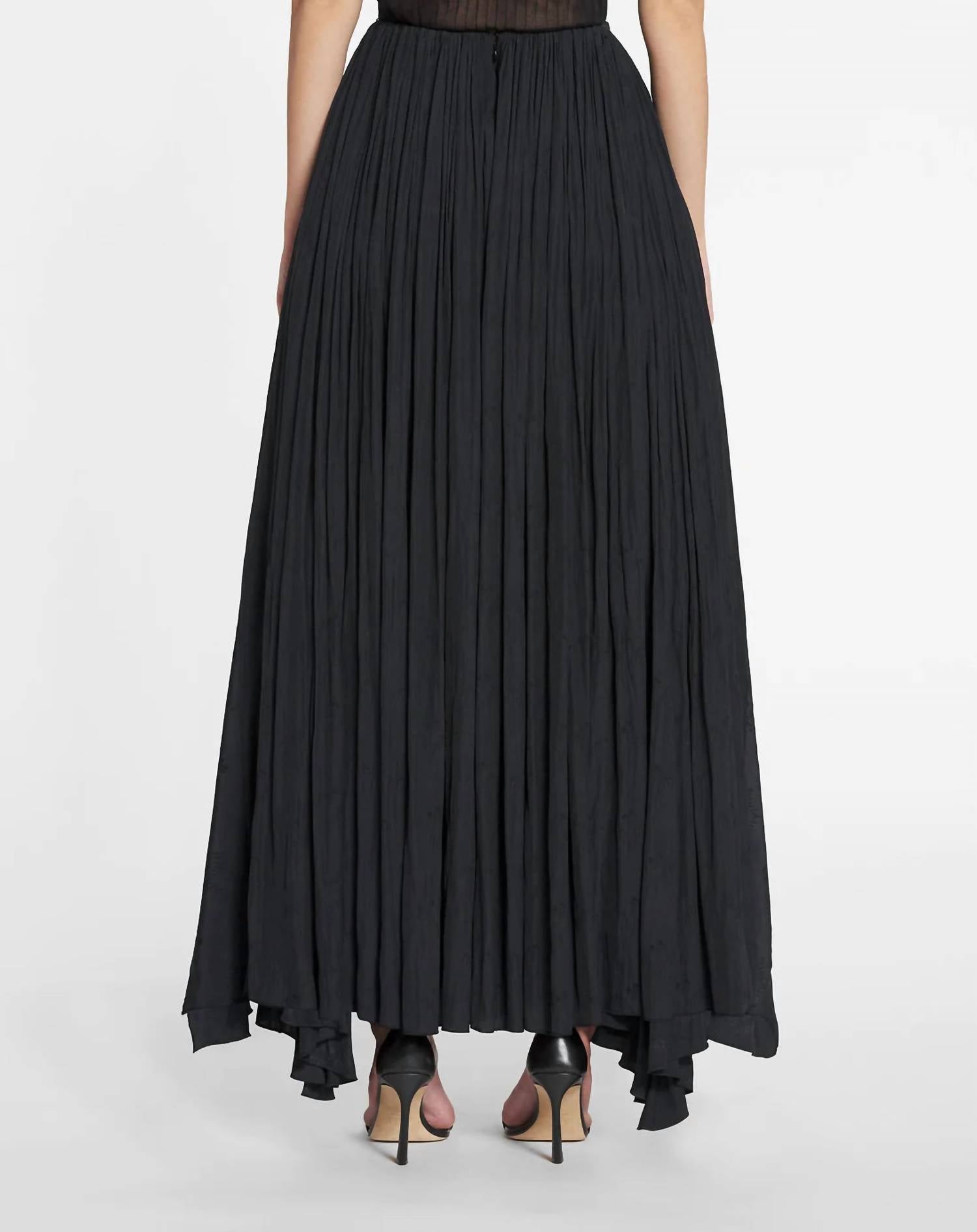 Lanvin - Long Pleated Skirt