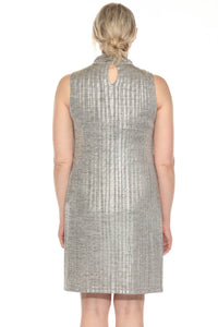 Joseph Ribkoff - Mock Neck Sleeveless Mini Dress