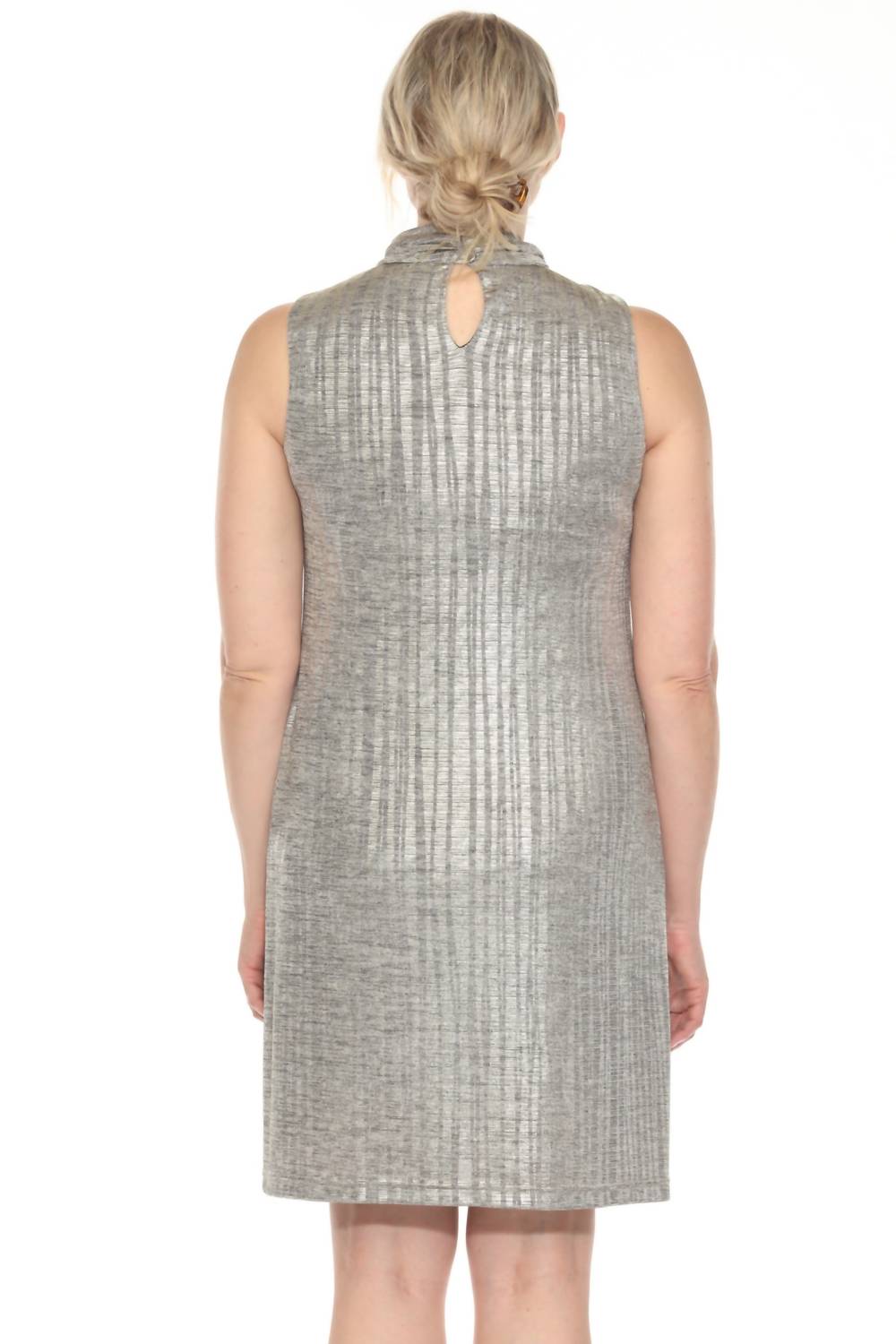 Joseph Ribkoff - Mock Neck Sleeveless Mini Dress