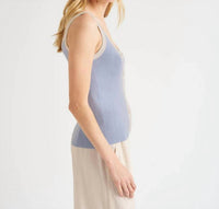 Splendid - Nevin Contrast Sweater Tank Top