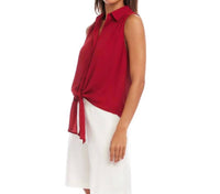 Karen Kane - Sleeveless Tie-Front Top