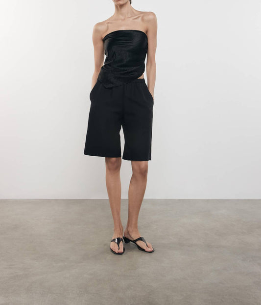 Enza Costa - TEXTURED SATIN SCARF TOP