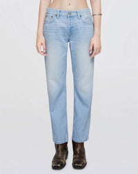 Re/Done - Easy Straight Crop Jeans