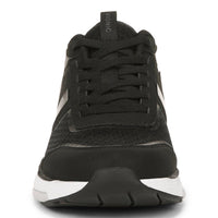 VIONIC Women's Walk Strider Sneaker in black charcoal - women's sneaker - detail view