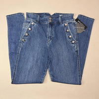 articles of society Women's Stella Village Park Skinny Jeans in blue - women's jeans - detail view