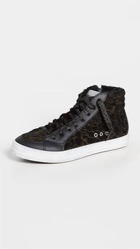 P448 - Women's Skate Leather High Top Sneakers