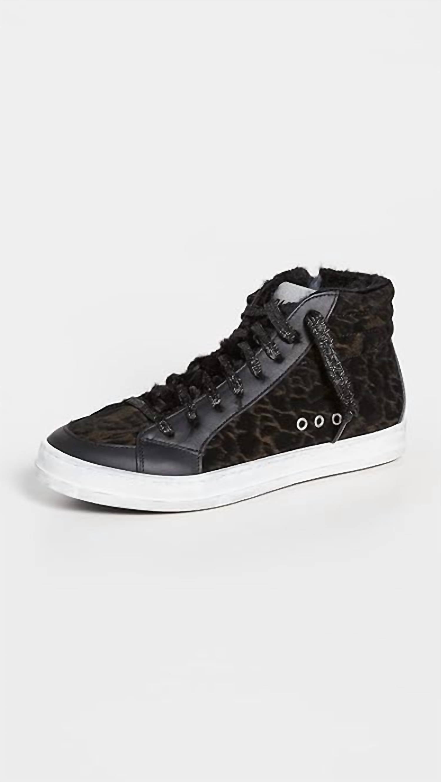 P448 - Women's Skate Leather High Top Sneakers