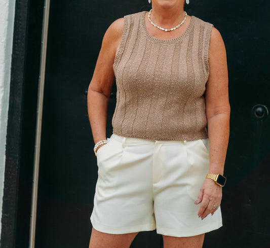 Jade - Front Pleated Short