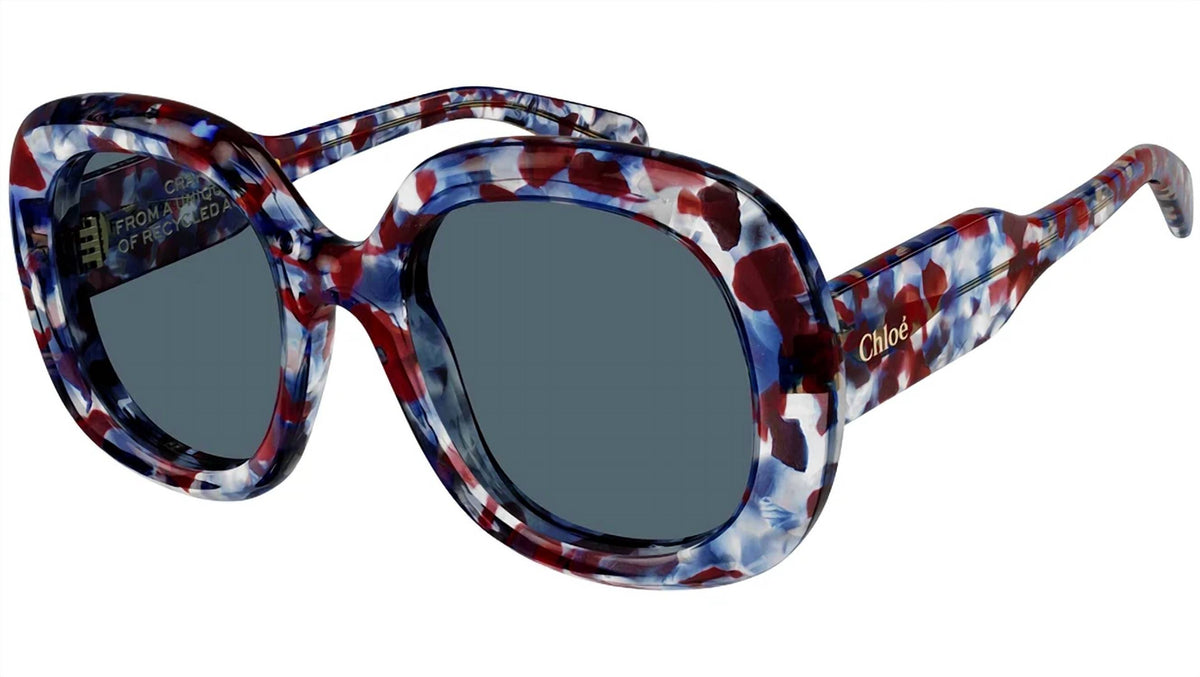 Chloe - Women's Ch0153s-008 54 Recycled A Rectangular Sunglasses
