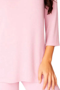French Kyss - Tatiana Kashmira 3/4 Sleeve Tunic Top