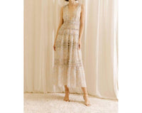 Storia - Women's Lily Print And Eyelet Dress