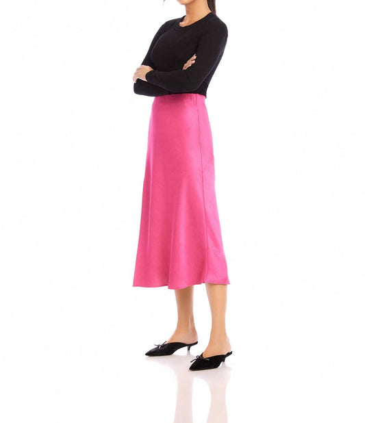 Fifteen Twenty - Brielle Side Slit Midi Skirt