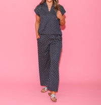 Ivy Jane - Popover Top And Knit Pants Set