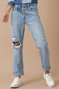 The Denim Lab - Cuffed Cuties Rolled Up Boyfriend Jeans