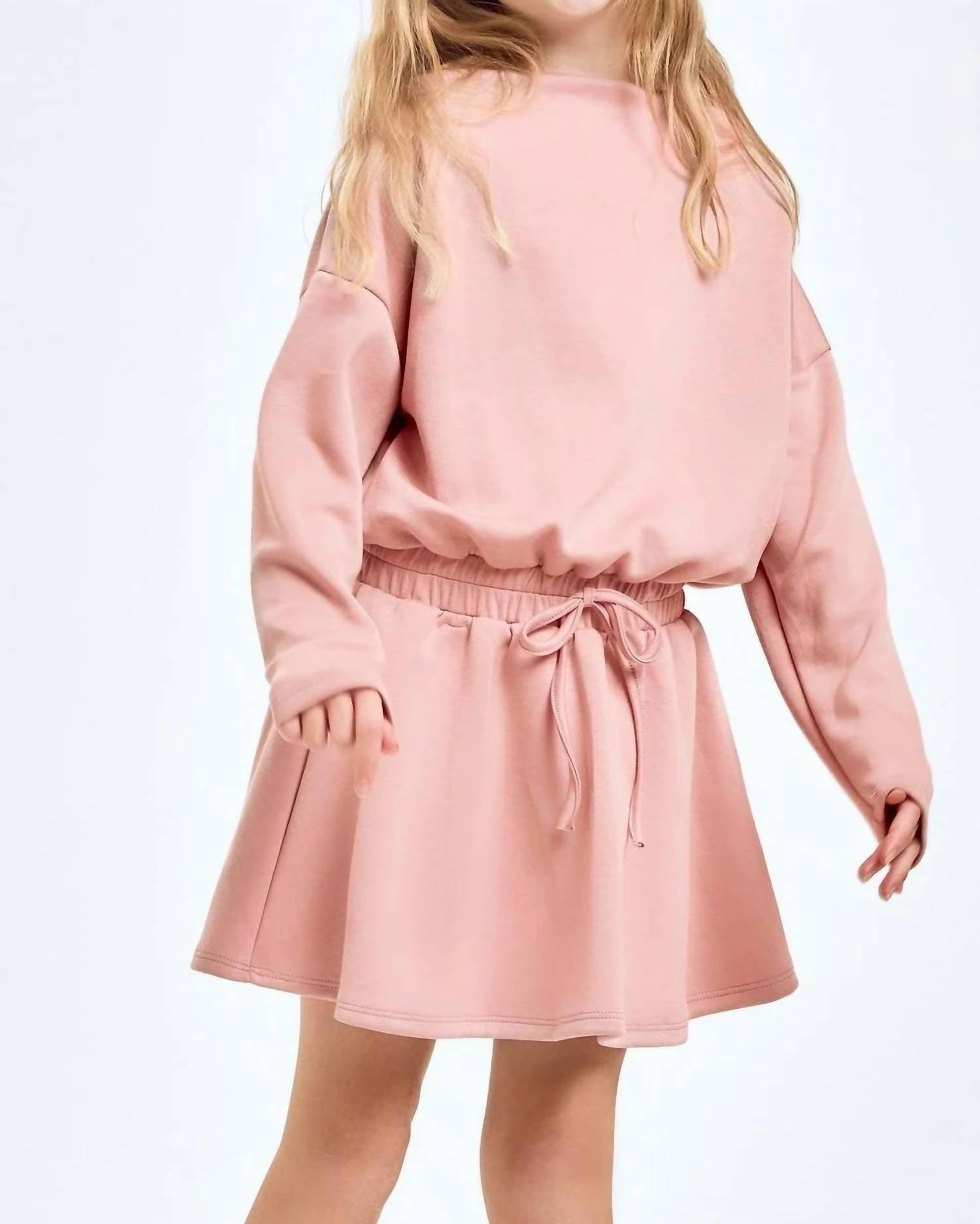 Good Girl - Boat Neck Knit Dress