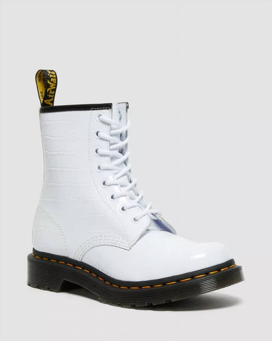 Dr. Martens - 1460 Women Croco Patent Boots