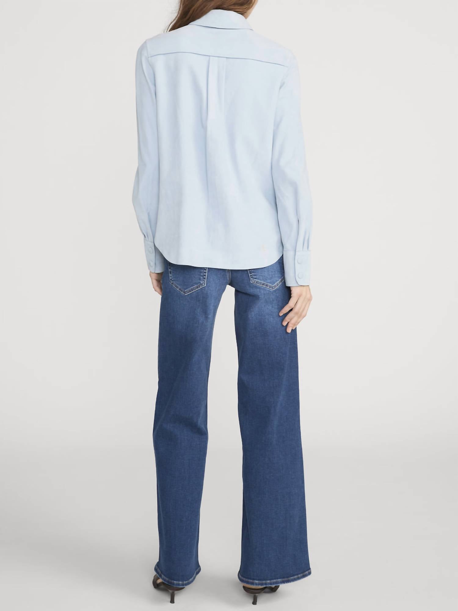 Frame - Low Rise Wide Leg Palazzo Jeans