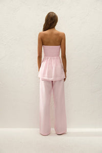 FAITHFULL THE BRAND SOFIA TROUSER in palazzo - women's pants - detail view