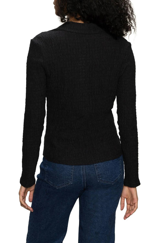 Sanctuary - V-Neck Textured Top