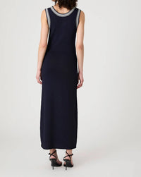 French Connection - Sage Knit V-neck Midi Dress