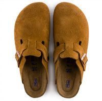 Birkenstock - Unisex Boston Soft Footbed Suede Leather Narrow Fit Clogs