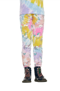 Chaser - Tie Dye Reflected Unicorn Hacci Sweatpants
