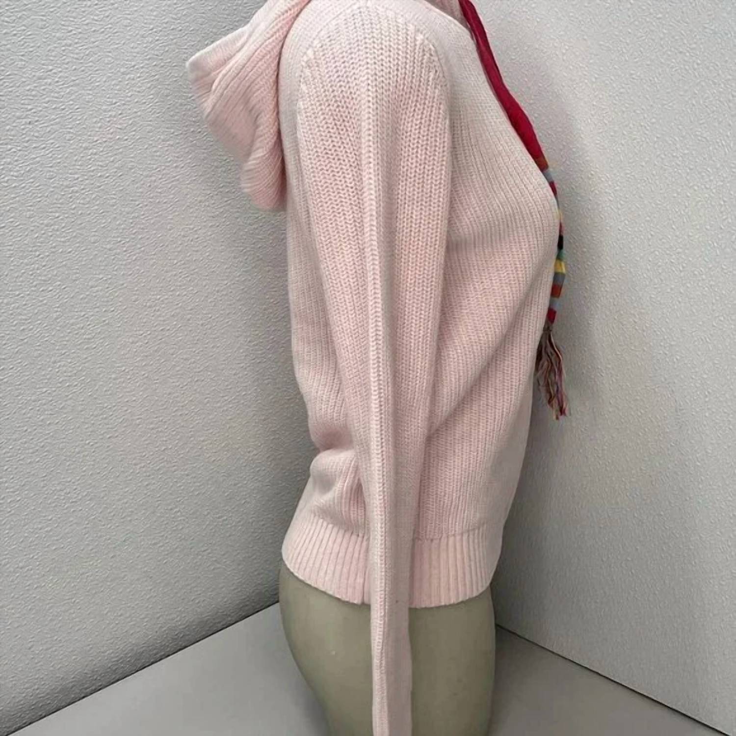 J. Society - Women's Full Zip Tassel Shaker Hoodie Sweater